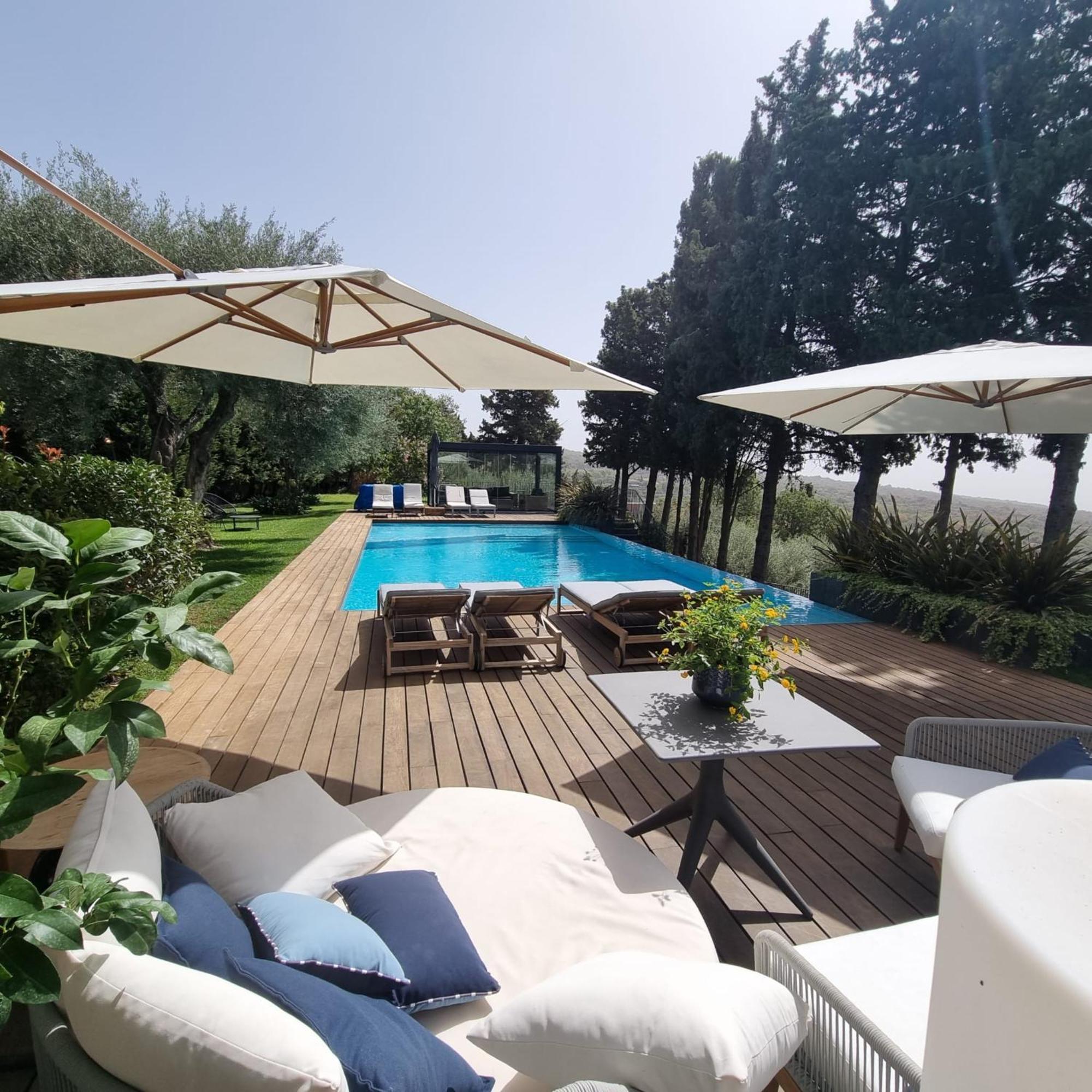 Scialaj Villa Di Lusso Sull'Etna Con Piscina E Vista Mare Ragalna Exterior photo